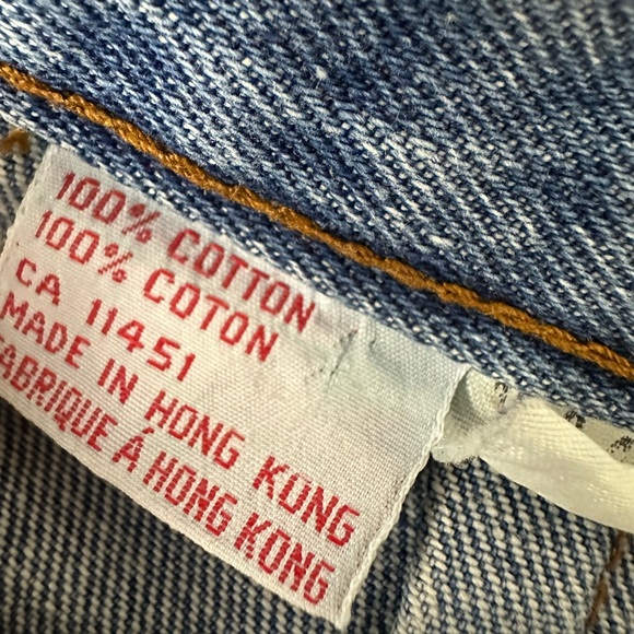 Vintage Balloon barrel Horseshoe Jeans baggy 80s size 27 - Picture 7 of 14